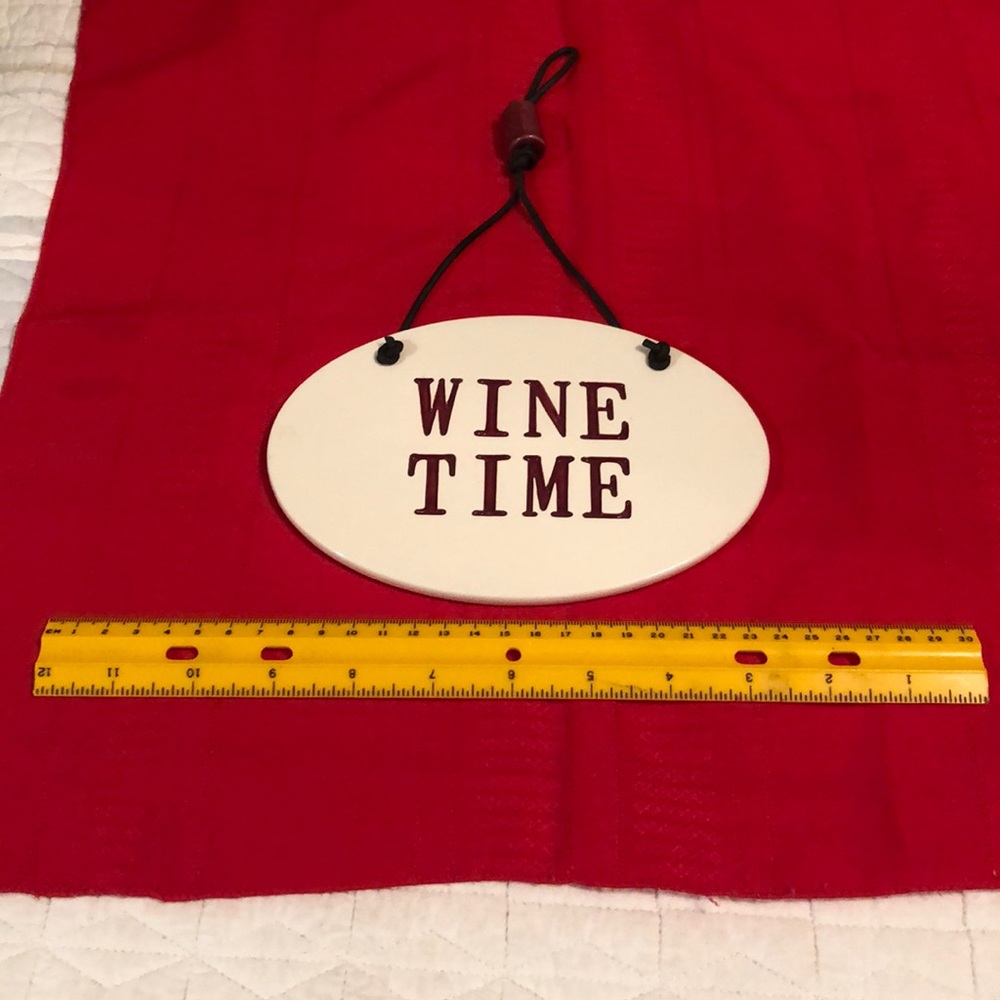 Ceramic Wine plaque - Picture 4 of 5